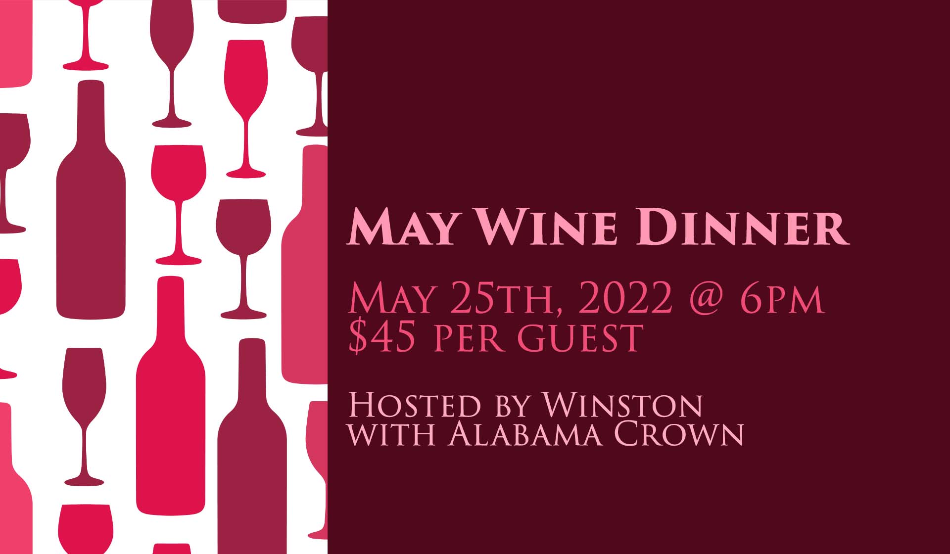 View the details for Ginny Lane's upcoming wine dinner