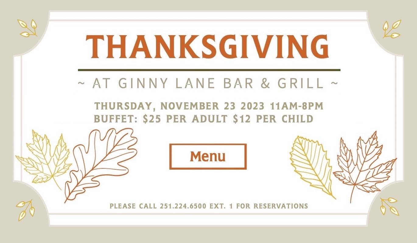 Thanksgiving at Ginny Lane
