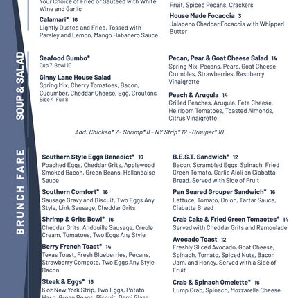 Collection image for: Brunch Menu